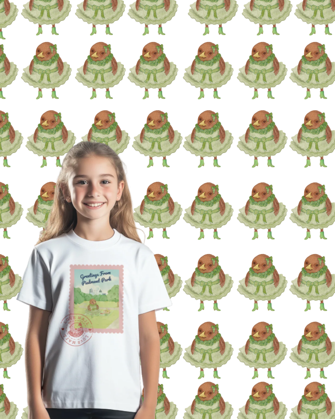 Piedmont Park, ATL | Kids Crewneck T-shirt